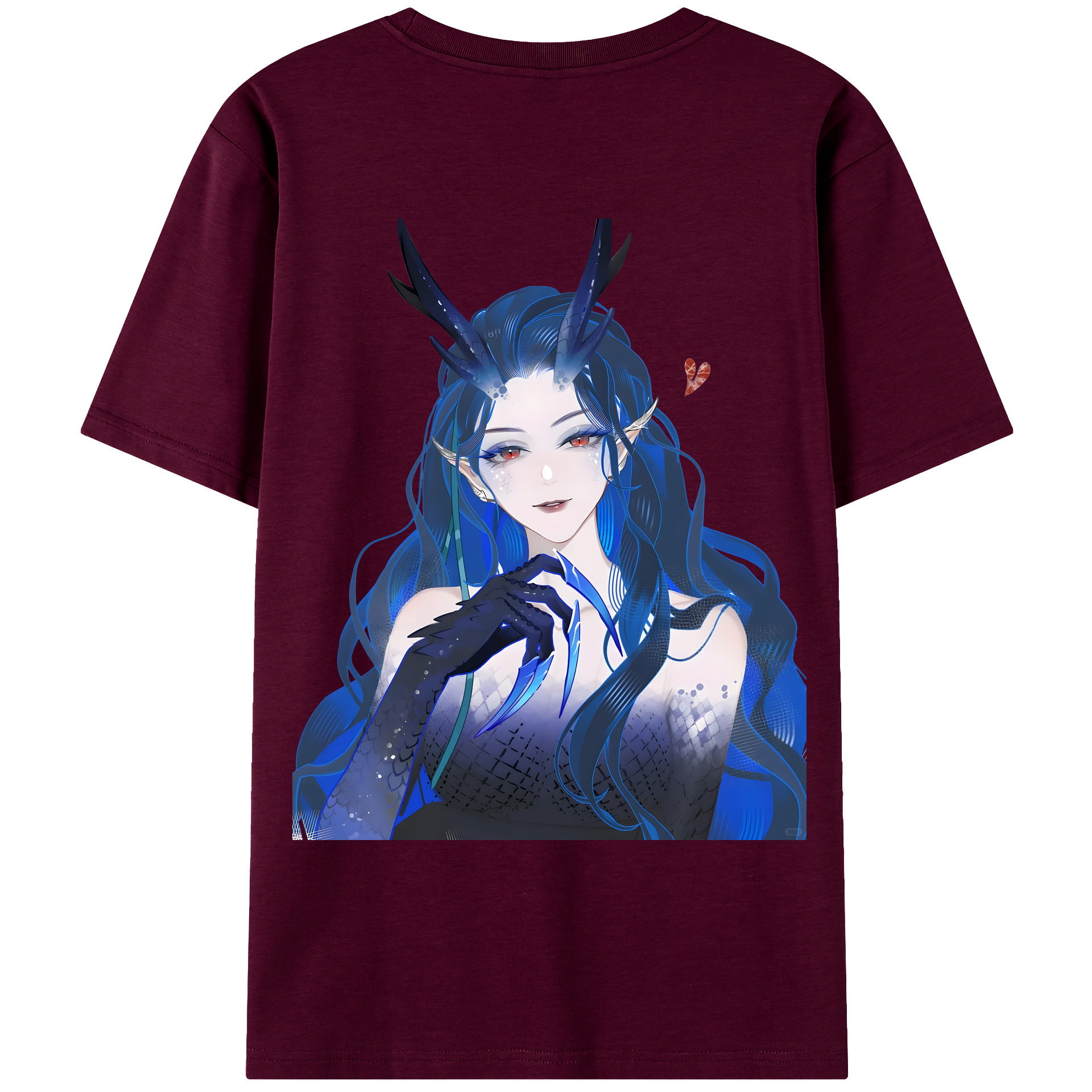 （画像用） Ne Zha 2 ナタ 魔童の大暴れ レディース半袖Tシャツ(バックプリント)